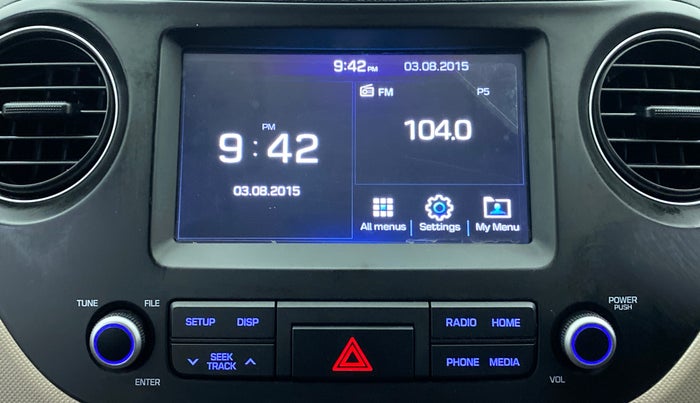 2019 Hyundai Grand i10 SPORTZ 1.2 KAPPA VTVT, Petrol, Manual, 27,467 km, Infotainment System