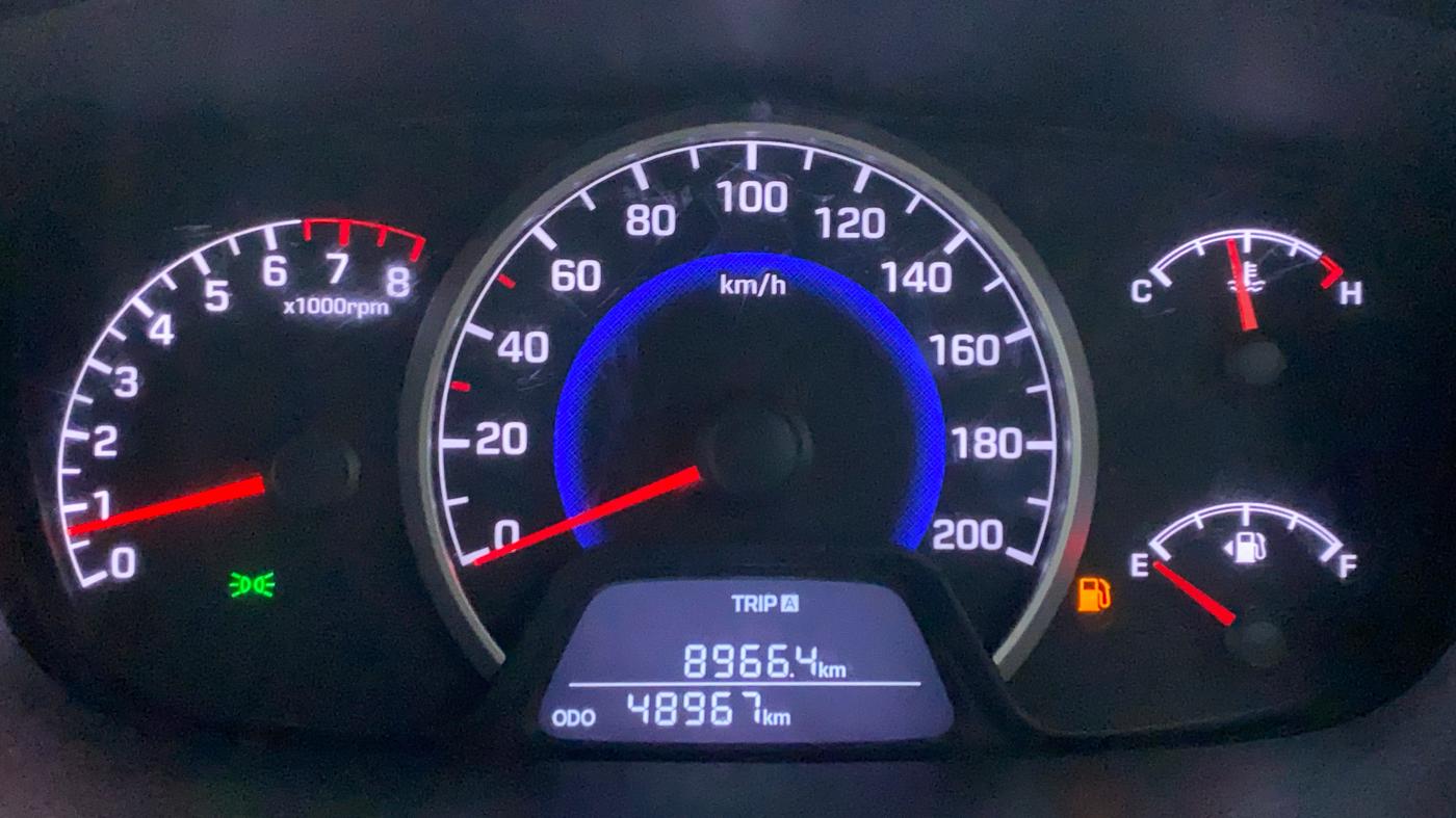 2018 Hyundai Grand i10 SPORTZ 1.2 KAPPA VTVT, Petrol, Manual, 48,907 km, Odometer Image