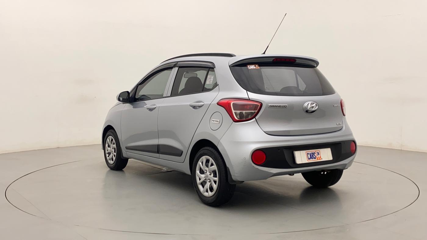 2018 Hyundai Grand i10 SPORTZ 1.2 KAPPA VTVT, Petrol, Manual, 48,907 km, Left Back Diagonal