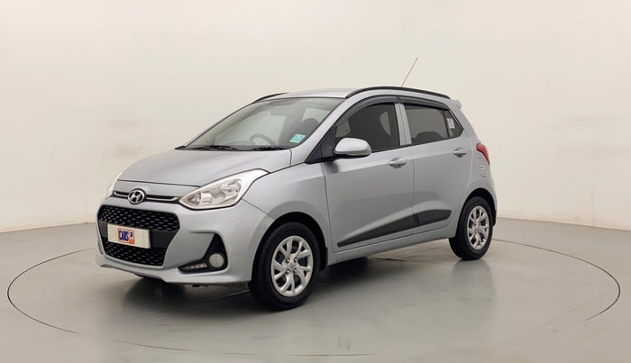 2018 Hyundai Grand i10 SPORTZ 1.2 KAPPA VTVT, Petrol, Manual, 48,907 km, Left Front Diagonal