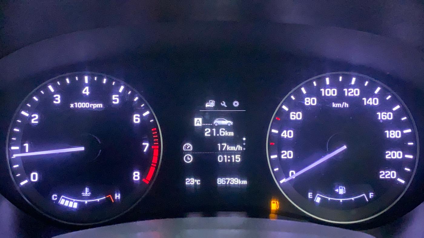 2017 Hyundai Elite i20 ASTA 1.2 (O), Petrol, Manual, 86,790 km, Odometer Image