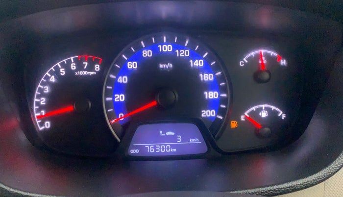 2014 Hyundai Xcent S 1.2, Petrol, Manual, 76,299 km, Odometer Image
