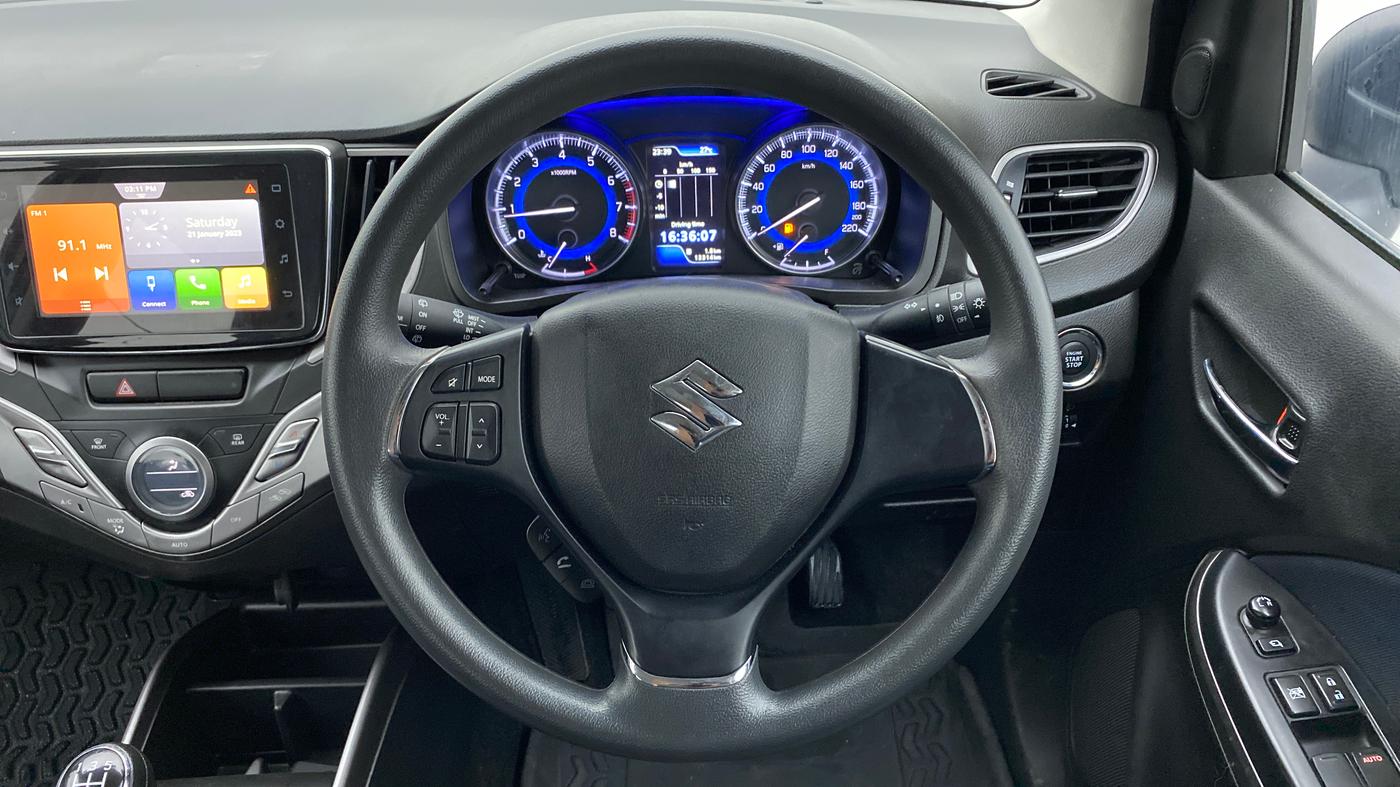 2021 Maruti Baleno ZETA PETROL 1.2, Petrol, Manual, 13,314 km, Steering Wheel Close Up