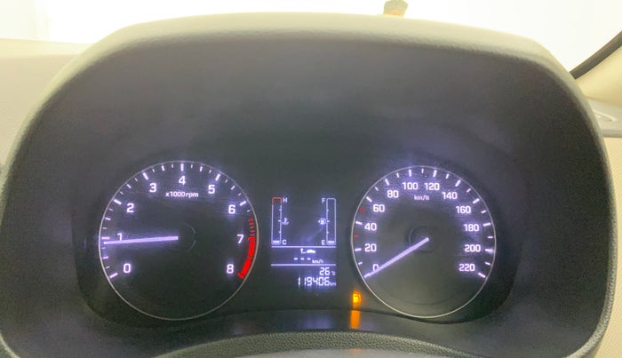 2016 Hyundai Creta SX PLUS 1.6 PETROL, Petrol, Manual, 1,19,371 km, Odometer Image