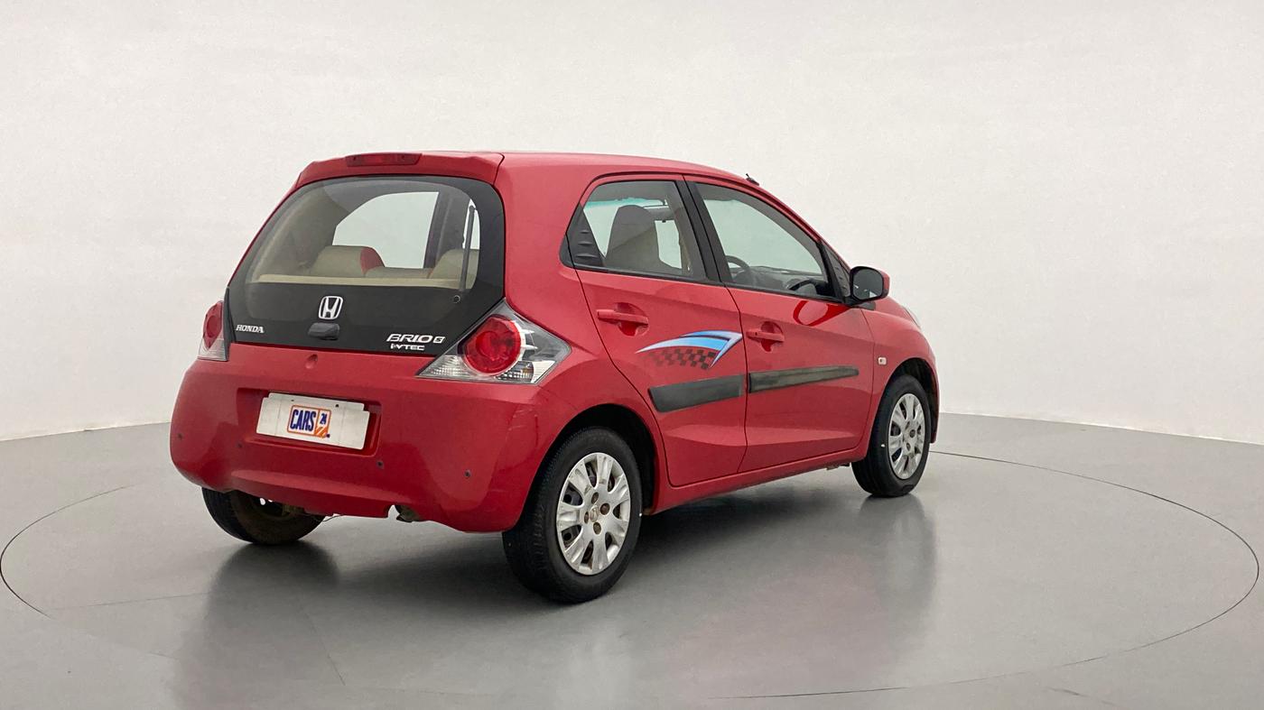 2012 Honda Brio 1.2 S MT I VTEC, Petrol, Manual, 72,286 km, Right Back Diagonal