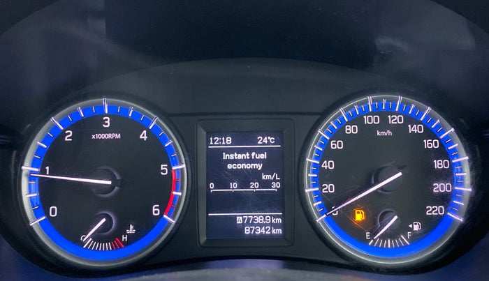 2016 Maruti S Cross ZETA 1.3, Diesel, Manual, 87,446 km, Odometer Image