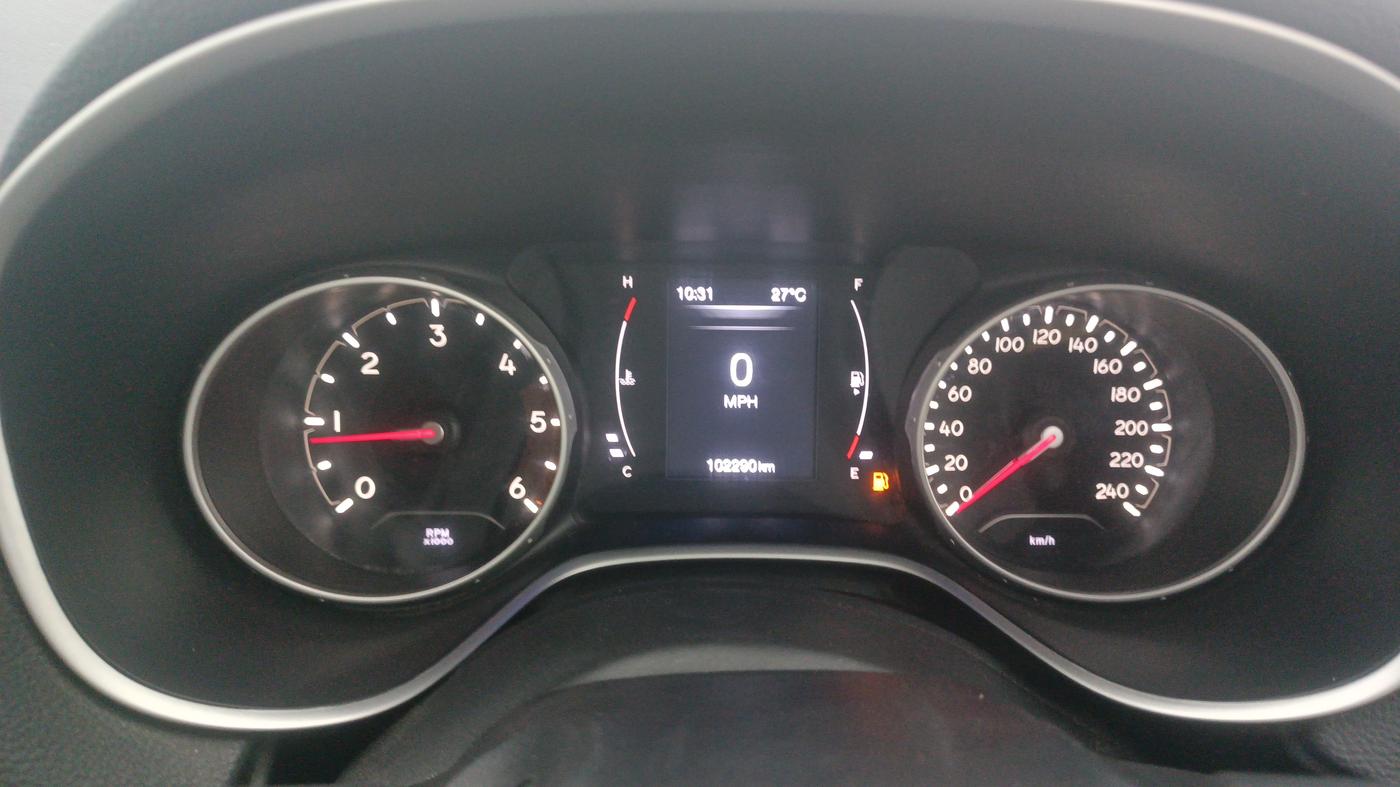 2017 Jeep Compass LIMITED 2.0 DIESEL, Diesel, Manual, 1,02,290 km, Odometer Image