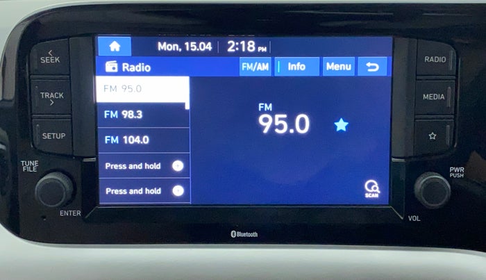 2022 Hyundai GRAND I10 NIOS SPORTZ 1.2 KAPPA VTVT CNG, CNG, Manual, 22,434 km, Infotainment System