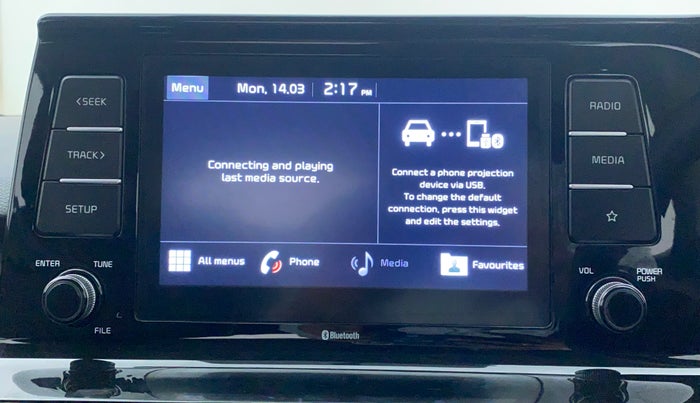 2020 KIA SELTOS HTK 1.5 PETROL, Petrol, Manual, 8,026 km, Infotainment System