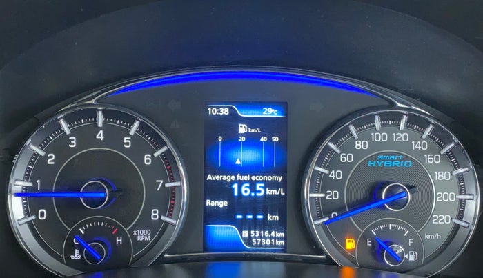 2020 Maruti Ciaz SIGMA 1.5 SHVS MT  PETROL, Petrol, Manual, 57,300 km, Odometer Image