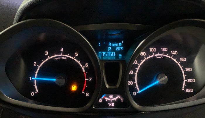 2015 Ford Ecosport TITANIUM 1.5L PETROL AT, Petrol, Automatic, 75,297 km, Odometer Image