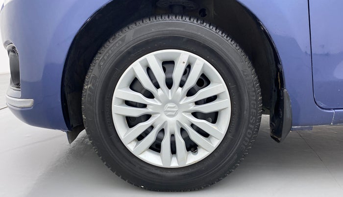 2017 Maruti Dzire VXI, Petrol, Manual, 38,584 km, Left Front Wheel