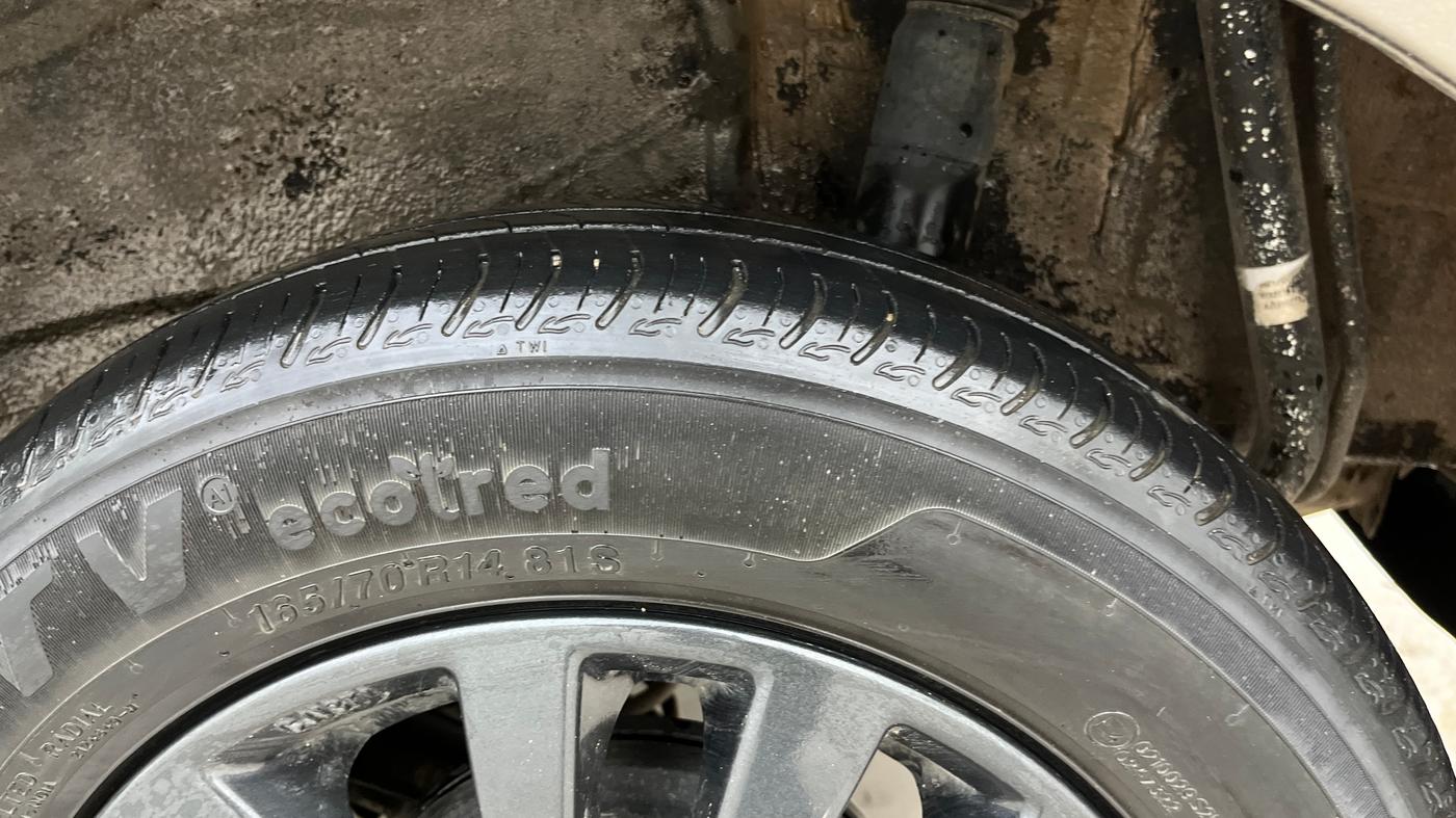 2023 Maruti New Wagon-R ZXI PLUS 1.2, Petrol, Manual, 45,887 km, Left Rear Tyre Tread