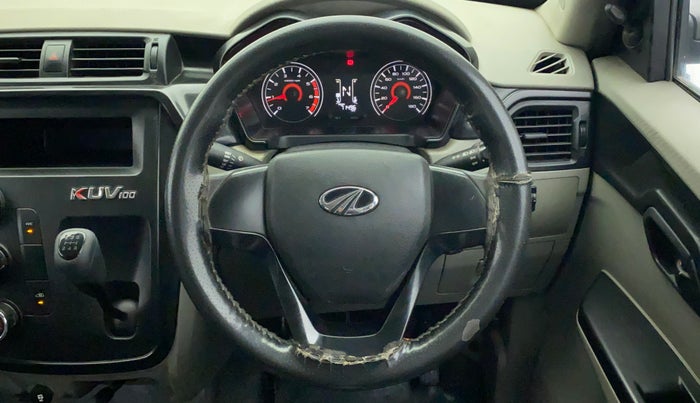 2016 Mahindra Kuv100 K2 6 STR, Petrol, Manual, 71,610 km, Steering Wheel Close Up