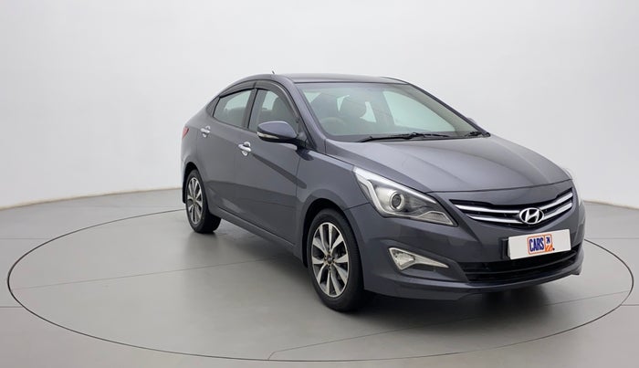 2015 Hyundai Verna FLUIDIC 4S 1.6 VTVT S(O), Petrol, Manual, 69,489 km, Right Front Diagonal