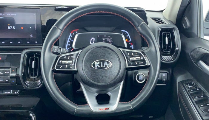 2020 KIA SONET GTX PLUS DCT 1.0, Petrol, Automatic, 19,496 km, Steering Wheel Close Up