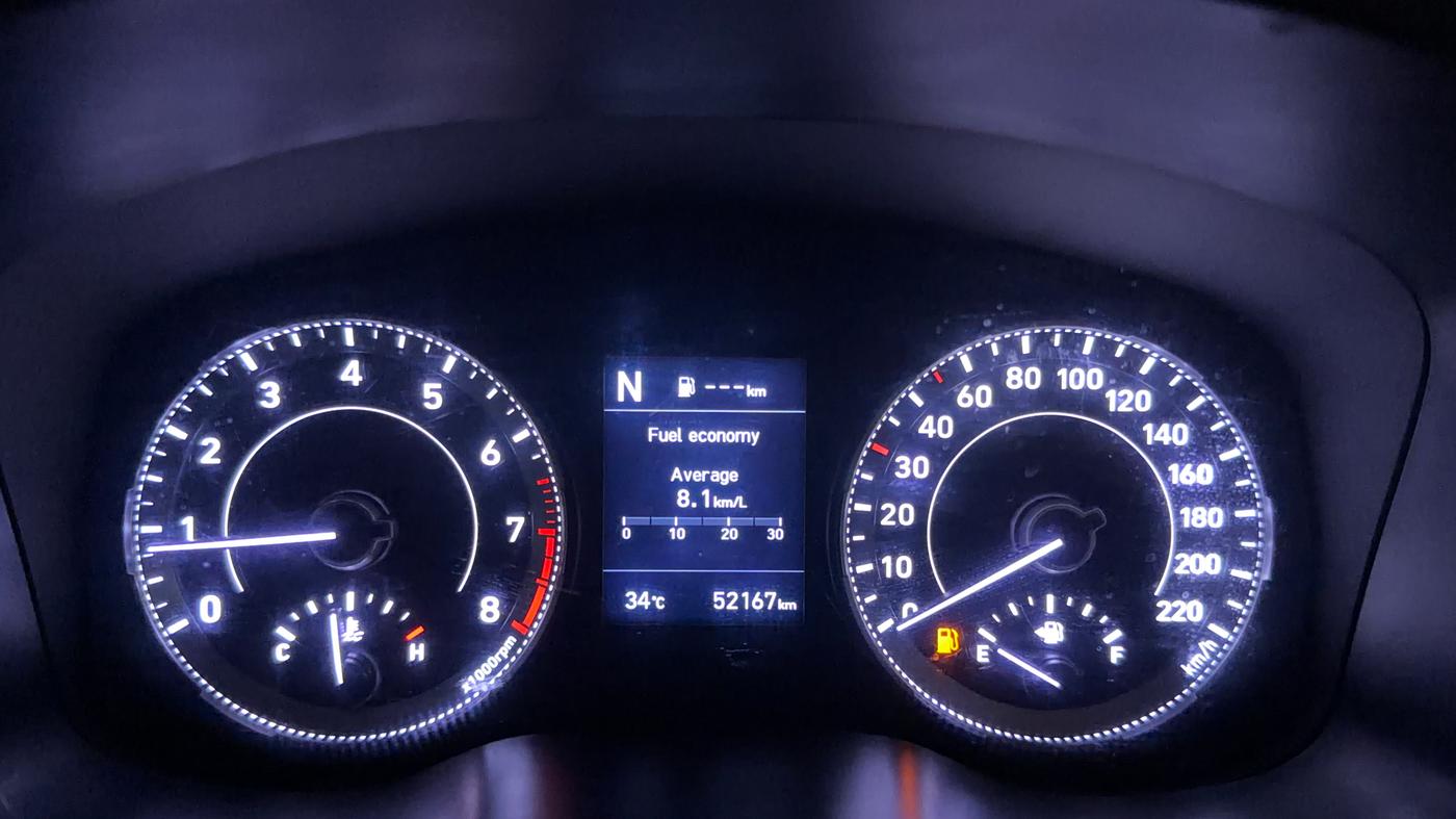 2021 Hyundai VENUE SX 1.0 TURBO IMT, Petrol, Manual, 52,159 km, Odometer Image