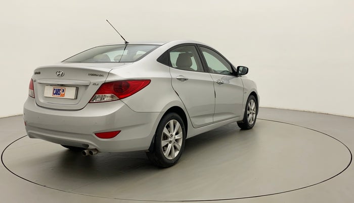 2011 Hyundai Verna FLUIDIC 1.6 VTVT SX OPT AT, Petrol, Automatic, 43,497 km, Right Back Diagonal