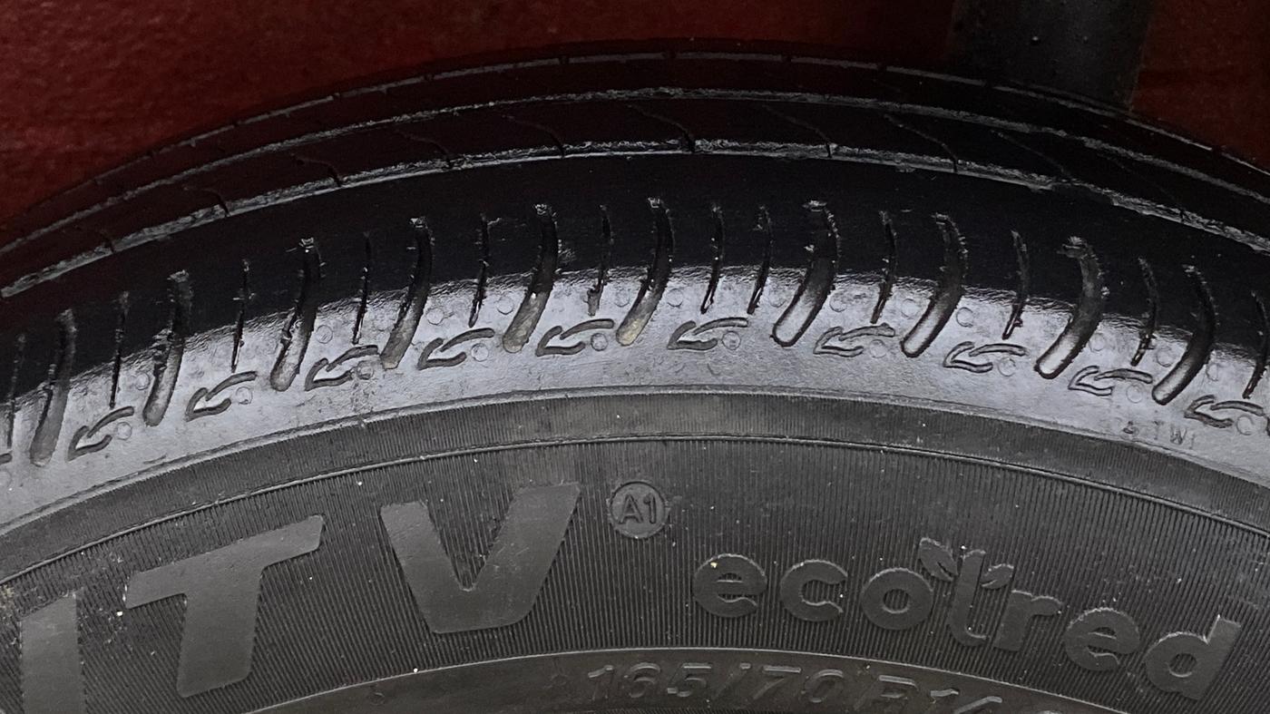 2022 Maruti S PRESSO VXI+, Petrol, Manual, 29,867 km, Left Rear Tyre Tread