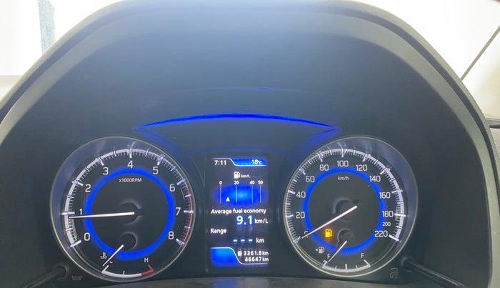 2019 Maruti Baleno ALPHA PETROL 1.2, Petrol, Manual, 46,647 km, Odometer Image