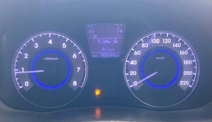 2012 Hyundai Verna FLUIDIC 1.6 VTVT SX, Petrol, Manual, 98,680 km, Odometer Image