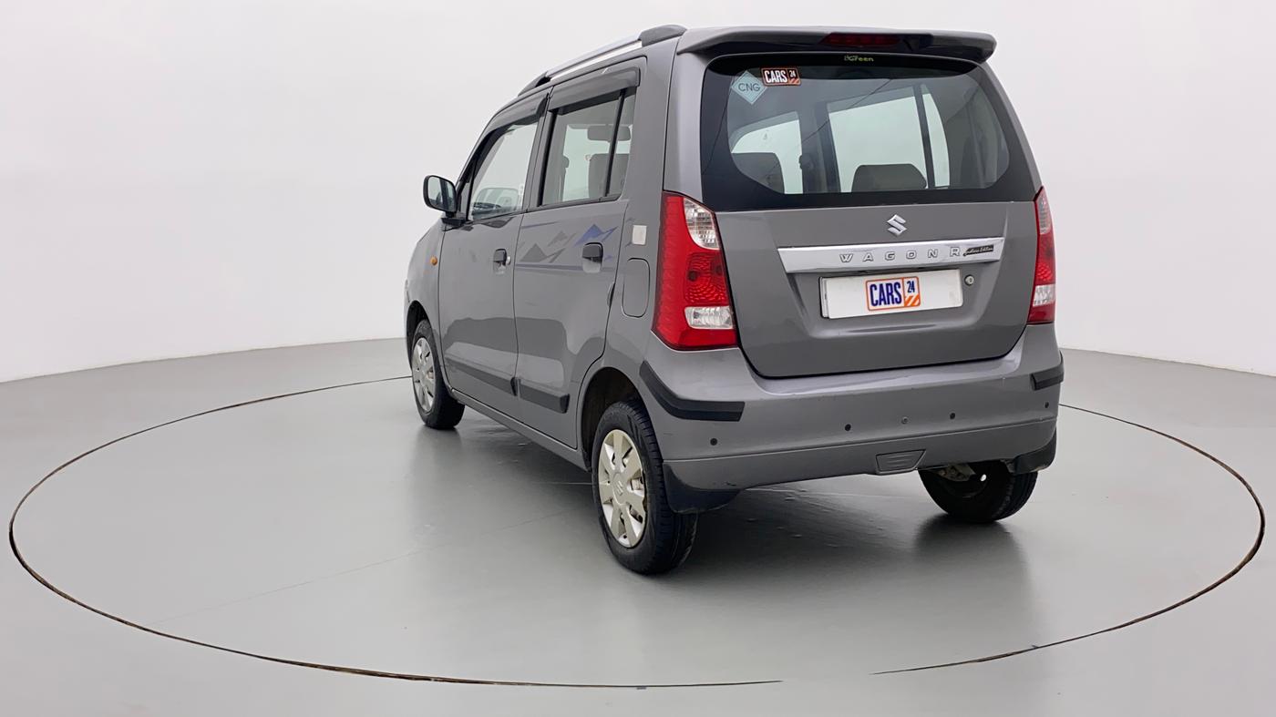 2013 Maruti Wagon R 1.0 LXI CNG SIGNATURE EDITION, CNG, Manual, 1,15,670 km, Left Back Diagonal