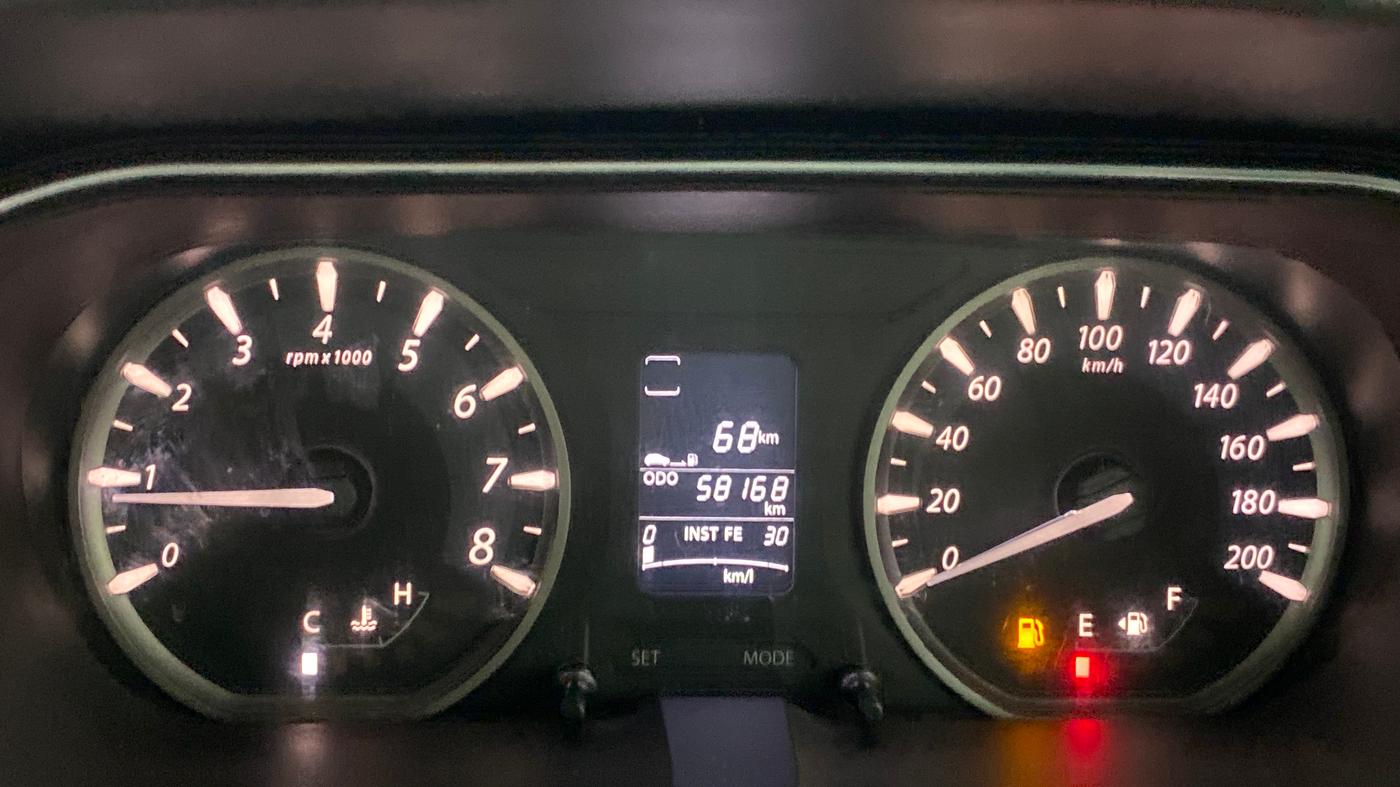 2014 Tata Zest XT RT, Petrol, Manual, 58,212 km, Odometer Image
