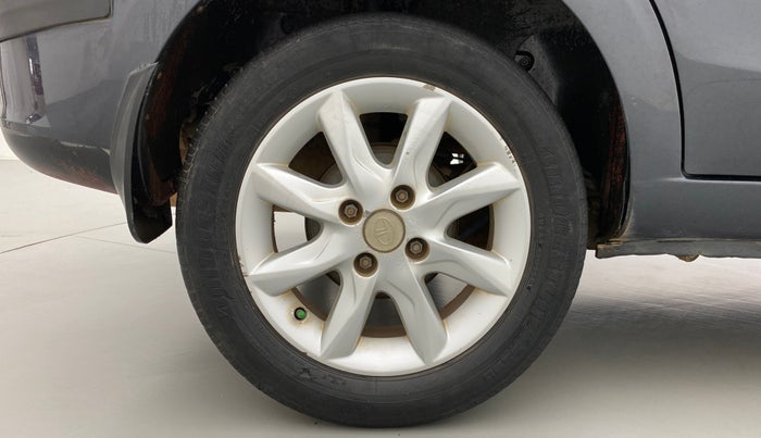 2014 Tata Zest XT RT, Petrol, Manual, 58,212 km, Right Rear Wheel