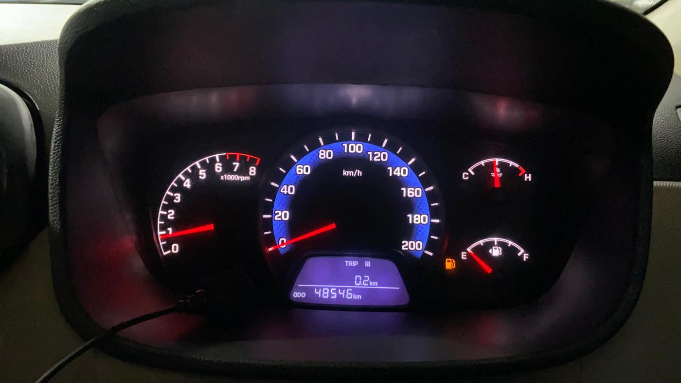 2016 Hyundai Xcent BASE 1.2, Petrol, Manual, 48,524 km, Odometer Image