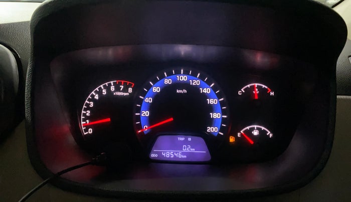 2016 Hyundai Xcent BASE 1.2, Petrol, Manual, 48,524 km, Odometer Image