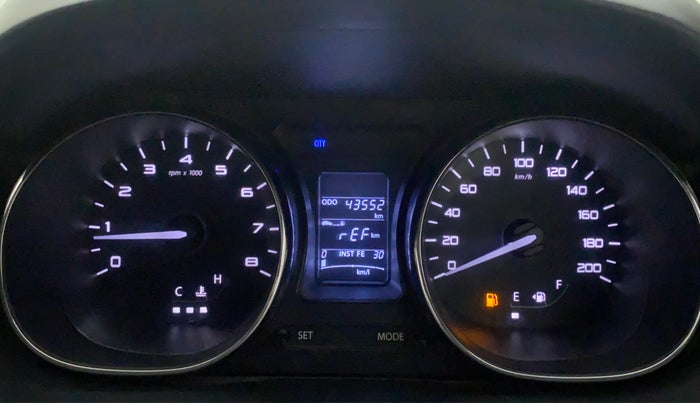 2018 Tata TIGOR XZ (O) PETROL, Petrol, Manual, 43,552 km, Odometer Image