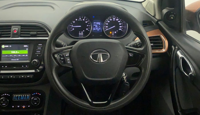 2018 Tata TIGOR XZ (O) PETROL, Petrol, Manual, 43,552 km, Steering Wheel Close Up