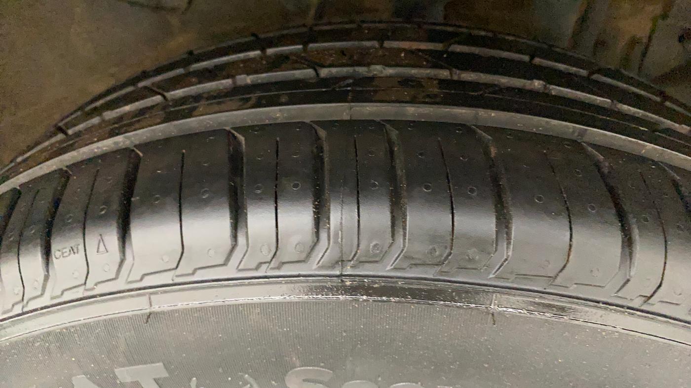 2020 Tata NEXON XZA PLUS PETROL, Petrol, Automatic, 54,695 km, Left Rear Tyre Tread