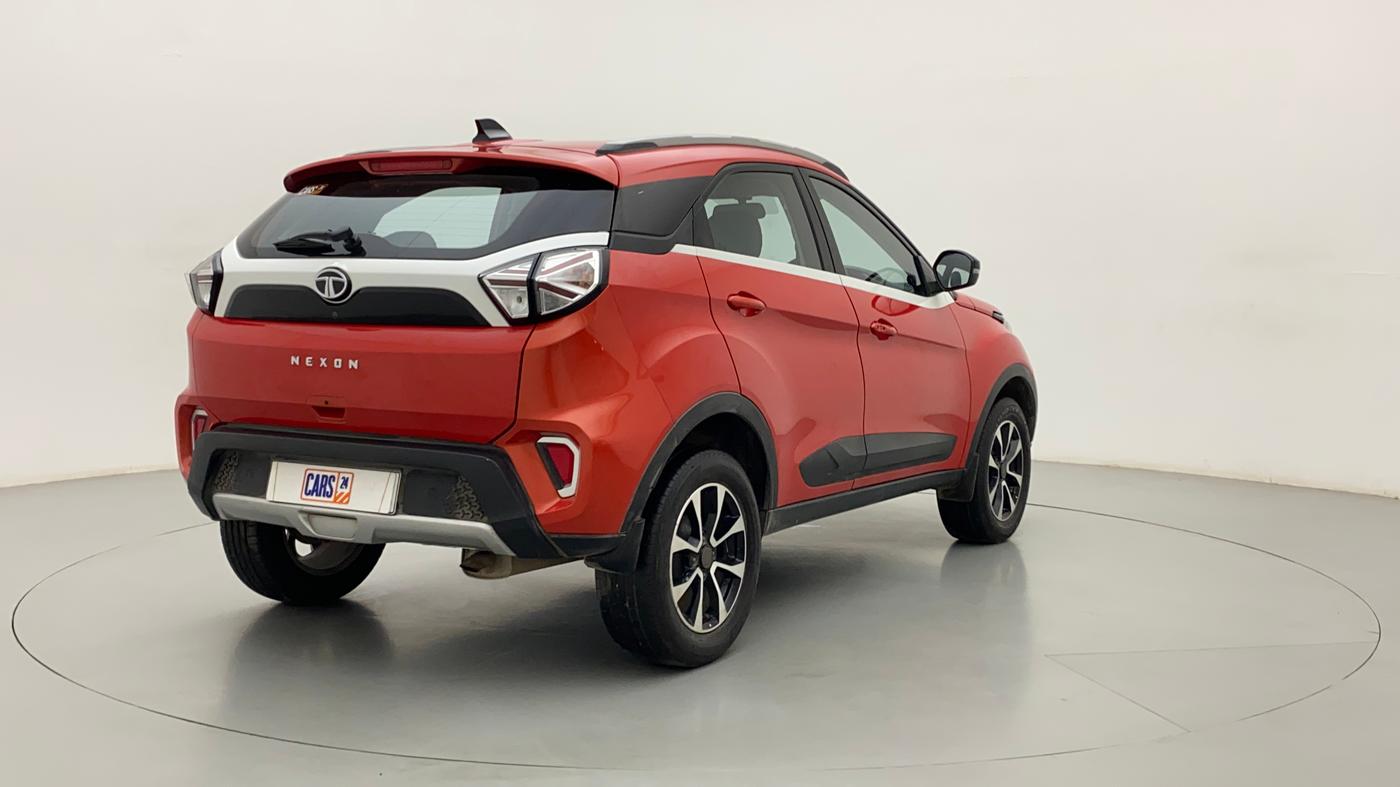 2020 Tata NEXON XZA PLUS PETROL, Petrol, Automatic, 54,695 km, Right Back Diagonal