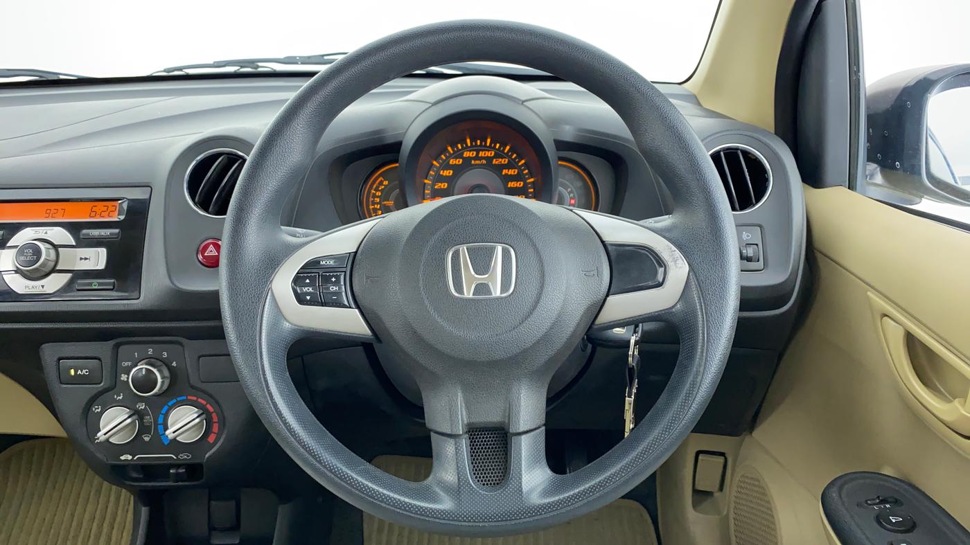 2014 Honda Amaze 1.2 SAT I VTEC, Petrol, Automatic, 33,521 km, Steering Wheel Close Up