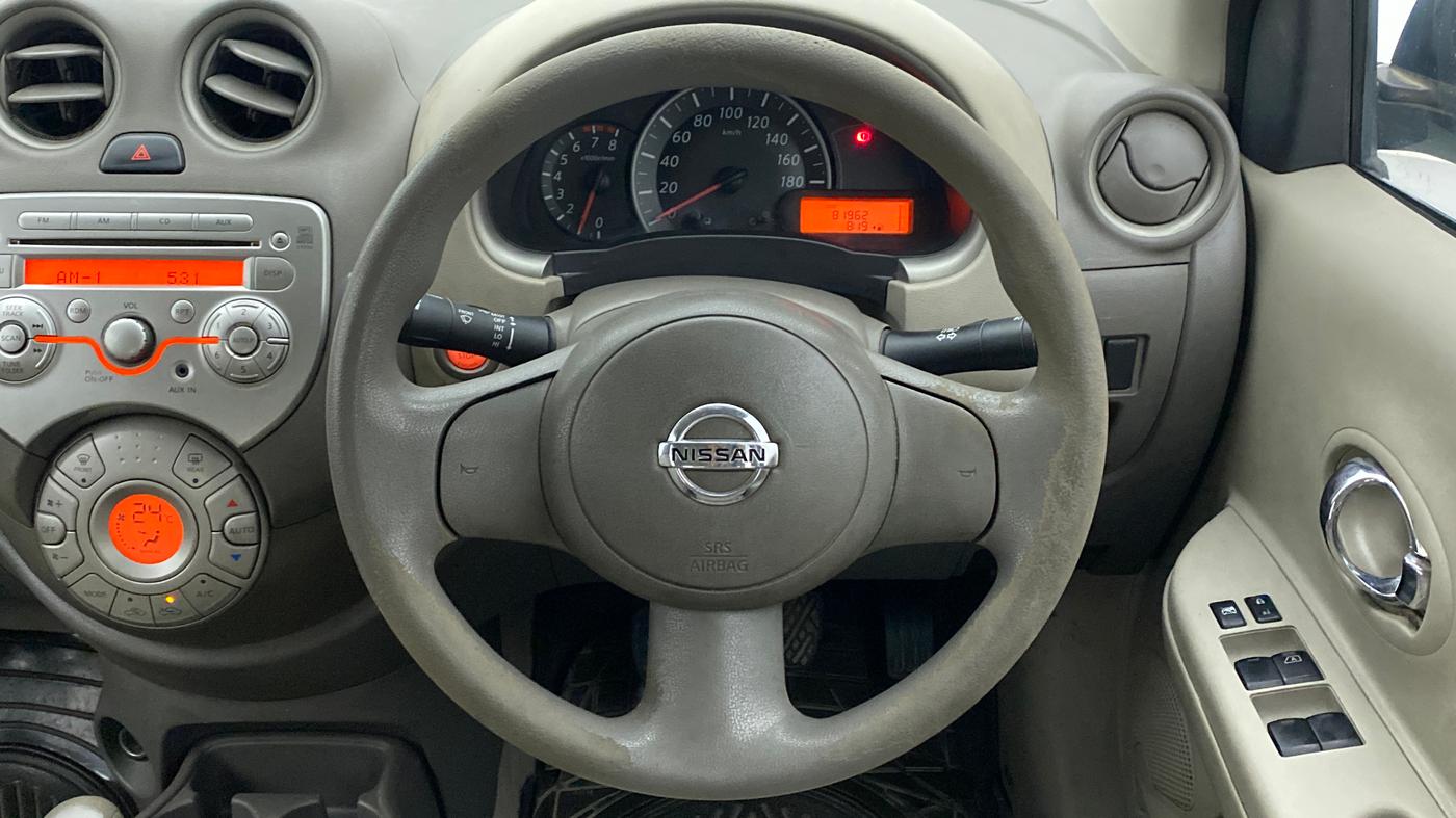 2012 Nissan Micra XV PETROL, Petrol, Manual, 82,042 km, Steering Wheel Close Up