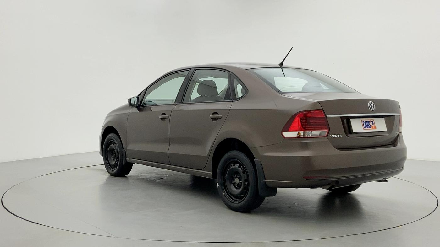 2015 Volkswagen Vento COMFORTLINE TDI AT, Diesel, Automatic, 67,783 km, Left Back Diagonal