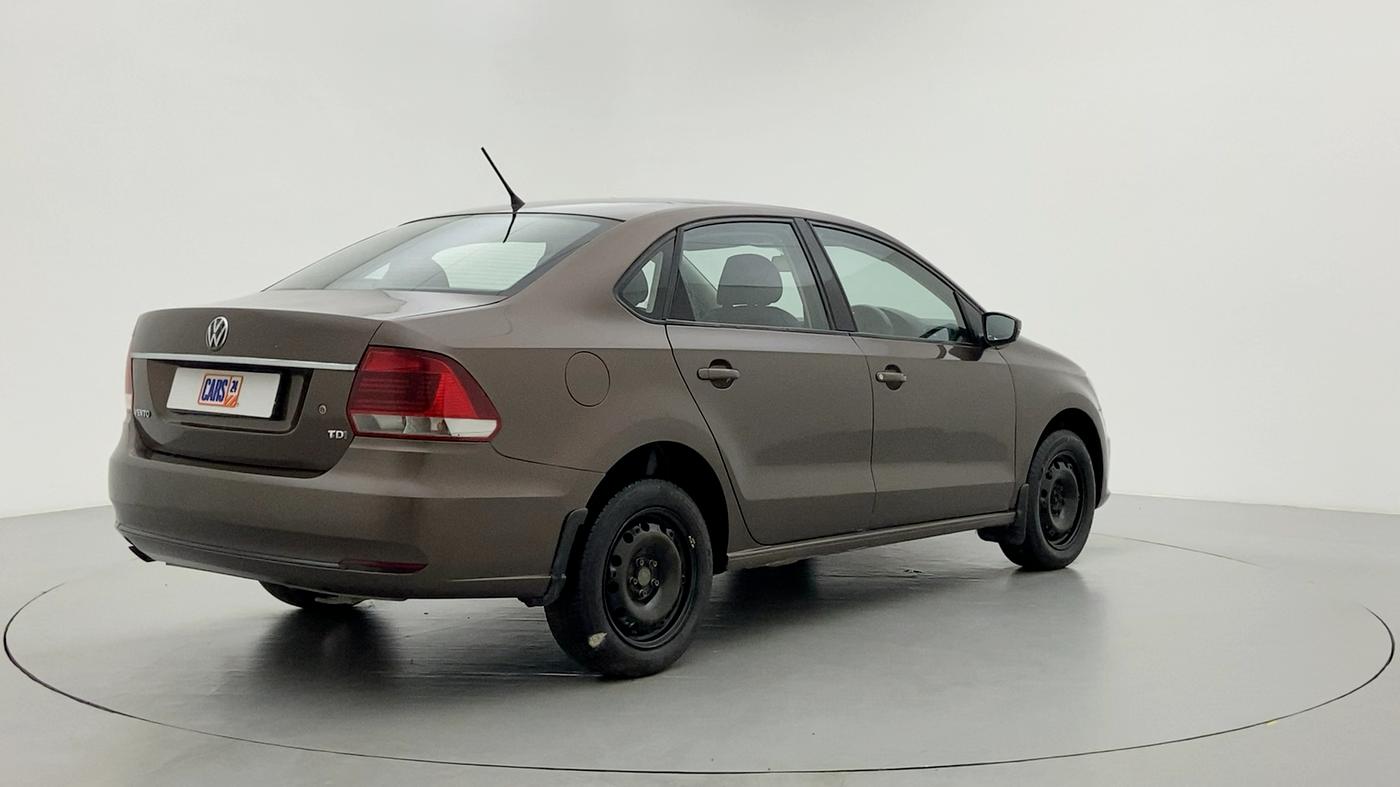 2015 Volkswagen Vento COMFORTLINE TDI AT, Diesel, Automatic, 67,783 km, Right Back Diagonal