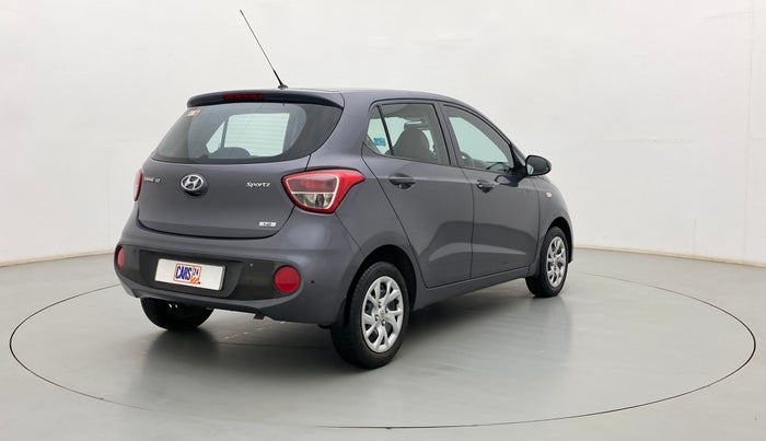 2017 Hyundai Grand i10 SPORTZ 1.2 KAPPA VTVT, Petrol, Manual, 48,430 km, Right Back Diagonal