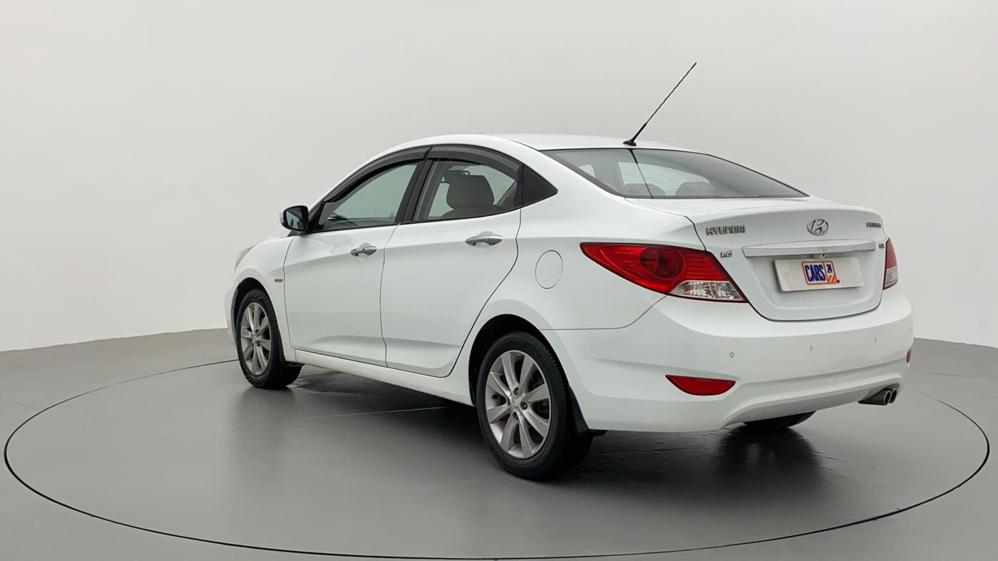 2013 Hyundai Verna FLUIDIC 1.6 SX VTVT OPT, Petrol, Manual, 48,596 km, Left Back Diagonal