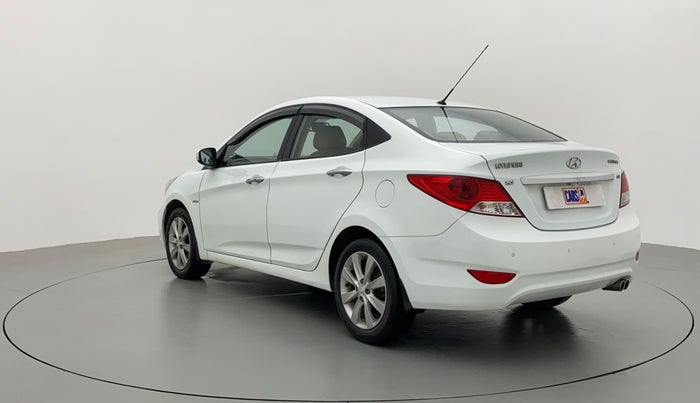 2013 Hyundai Verna FLUIDIC 1.6 SX VTVT OPT, Petrol, Manual, 48,596 km, Left Back Diagonal