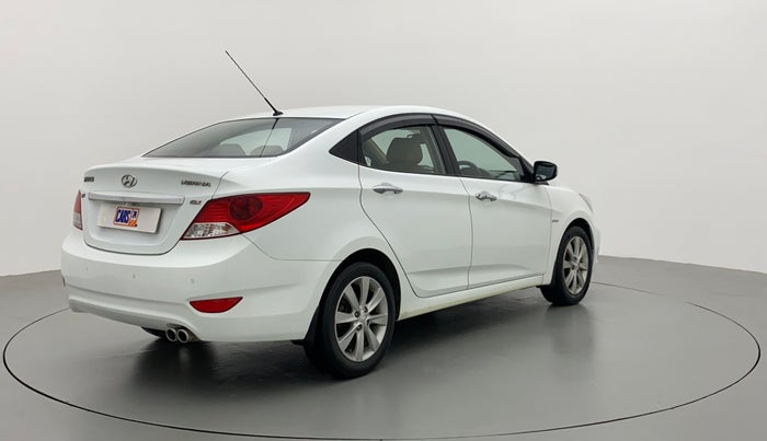 2013 Hyundai Verna FLUIDIC 1.6 SX VTVT OPT, Petrol, Manual, 48,596 km, Right Back Diagonal