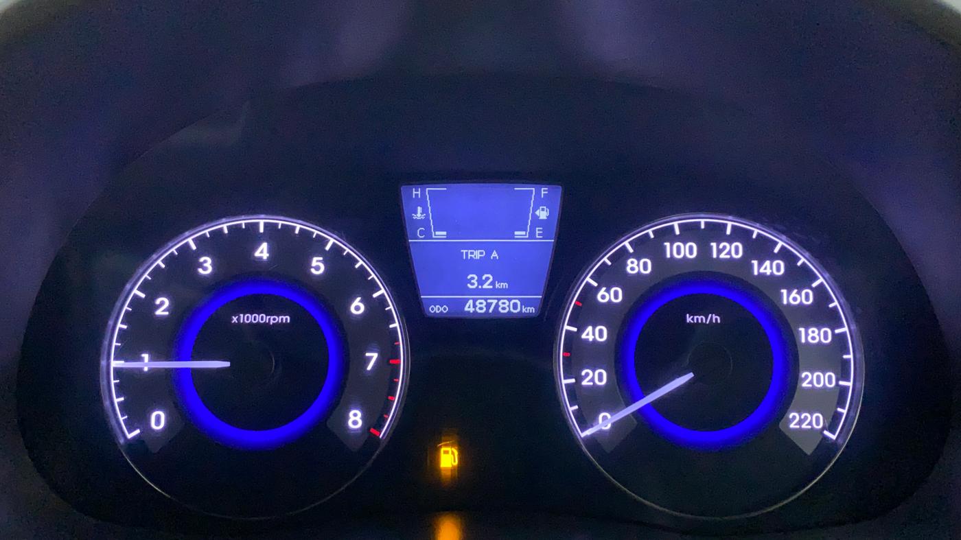 2013 Hyundai Verna FLUIDIC 1.6 SX VTVT OPT, Petrol, Manual, 48,596 km, Odometer Image