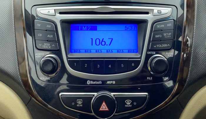 2013 Hyundai Verna FLUIDIC 1.6 SX VTVT OPT, Petrol, Manual, 48,596 km, Infotainment System