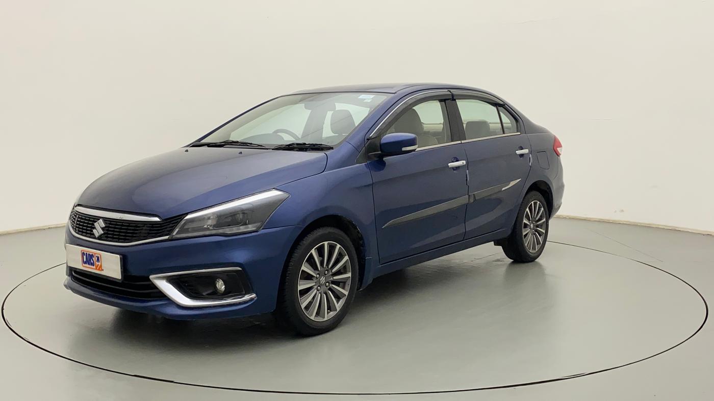 2018 Maruti Ciaz ALPHA  AT 1.5 SHVS PETROL, Petrol, Automatic, 1,04,059 km, Left Front Diagonal