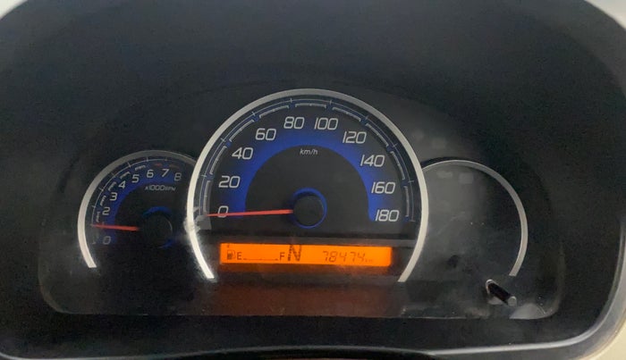 2017 Maruti Wagon R 1.0 VXI AMT, Petrol, Automatic, 78,443 km, Odometer Image