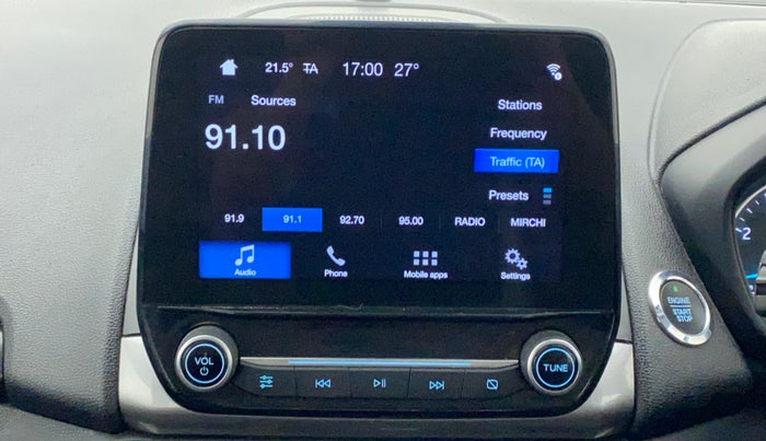 2019 Ford Ecosport TITANIUM + 1.5L PETROL AT, Petrol, Automatic, 25,233 km, Infotainment System