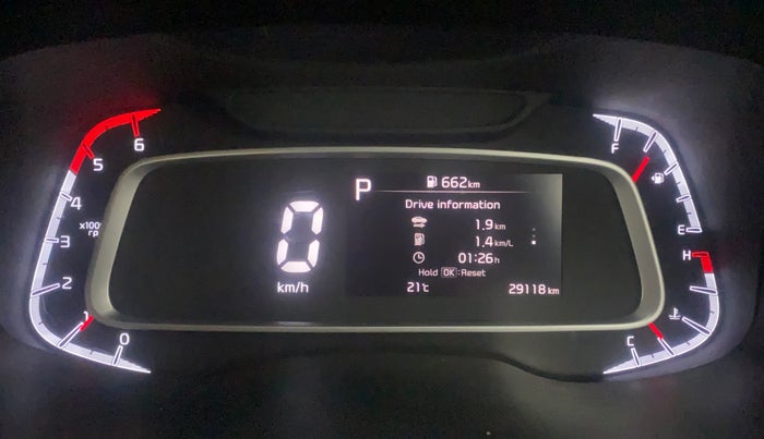 2020 KIA SONET GTX PLUS 1.5 AT, Diesel, Automatic, 29,117 km, Odometer Image