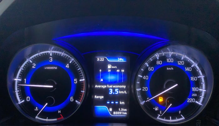 2019 Maruti Baleno ZETA DDIS 190, Diesel, Manual, 80,243 km, Odometer Image