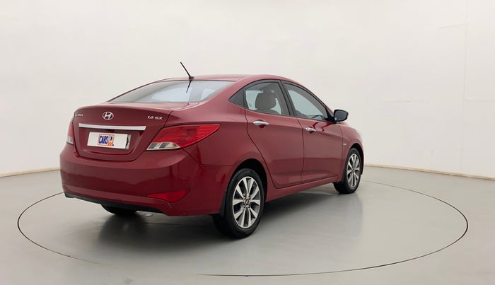 2015 Hyundai Verna FLUIDIC 1.6 CRDI SX, Diesel, Manual, 1,00,003 km, Right Back Diagonal